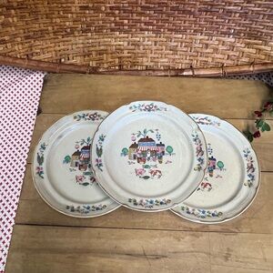 Vintage international table works heartland plates 105 replacement 1994